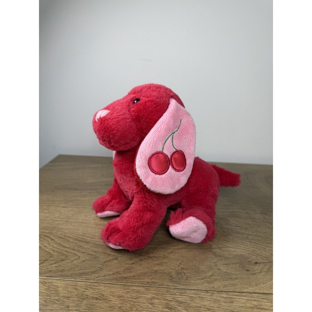 Ganz Webkinz Cherry Soda Pup HM414 Retired Plush Stuffed Animal Dog No Code